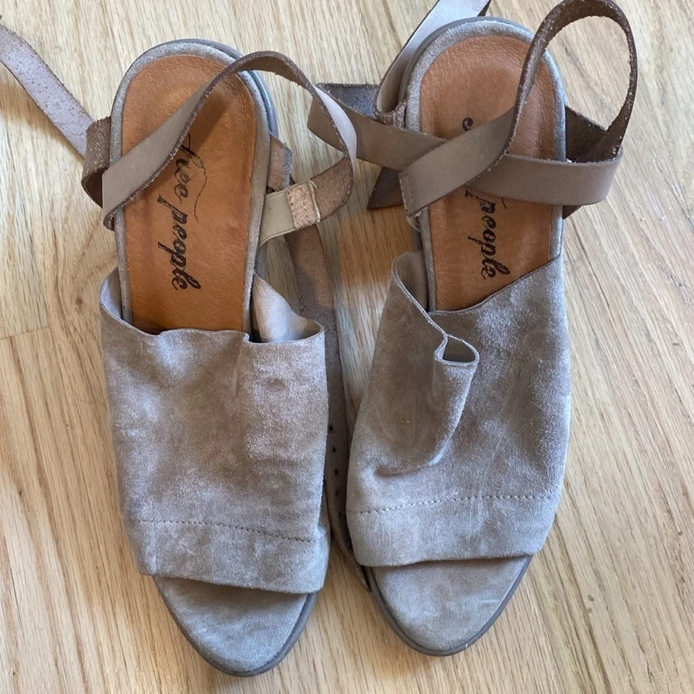 Free People See Ya There Suede Heel